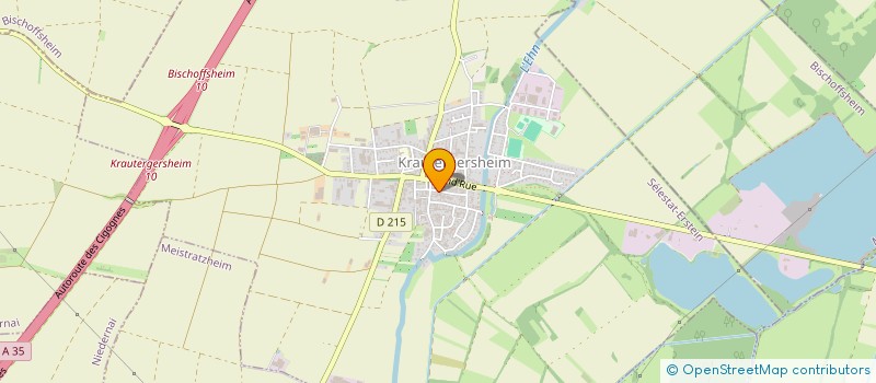 localisation de l'entreprise MADAME JEANNE MAETZ  KRAUTERGERSHEIM