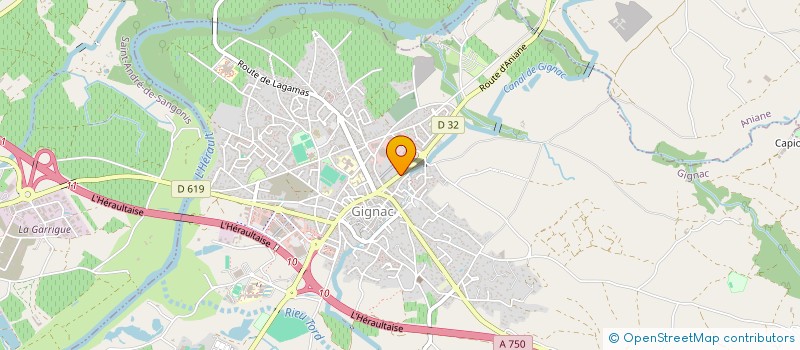 localisation de l'entreprise MADAME JEANNE MAGIERA  GIGNAC