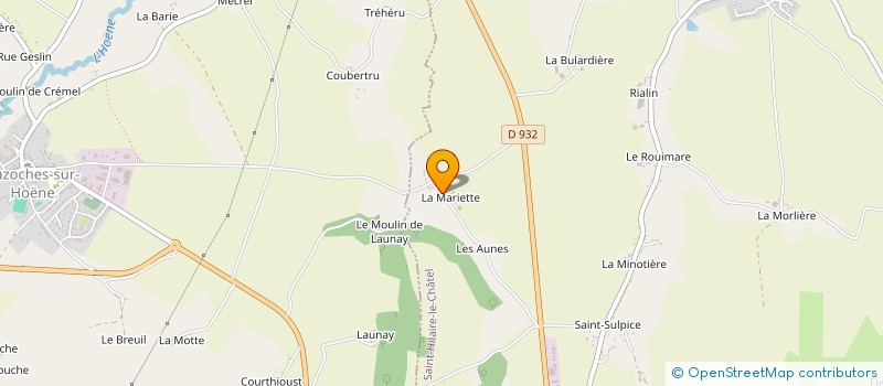 localisation de l'entreprise MADAME JEANNE MAITREL à SAINT-LANGIS-LES-MORTAGNE