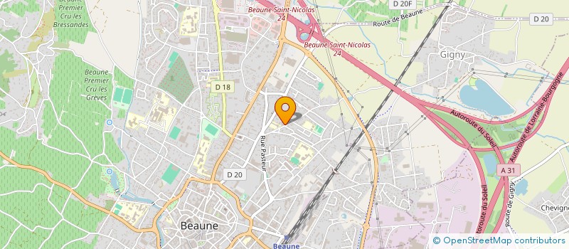 localisation de l'entreprise MADAME JEANNE MAJSAK à BEAUNE