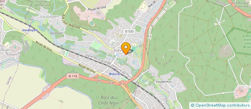 localisation de l'entreprise MADAME JEANNE MALAIZE  BIEVRES