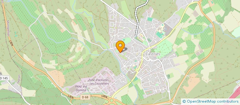 localisation de l'entreprise MADAME JEANNE MALIS  CASTRIES