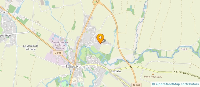 localisation de l'entreprise MADAME JEANNE MALLARD  SAINTE-HERMINE