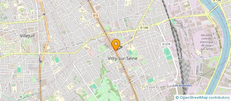 localisation de l'entreprise MADAME JEANNE MANGA  VITRY-SUR-SEINE