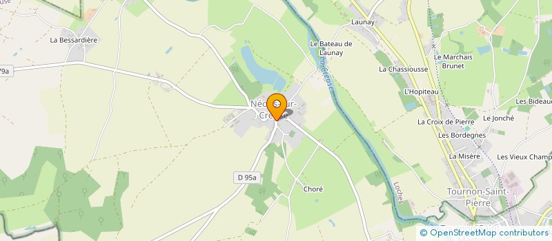 localisation de l'entreprise MADAME JEANNE-MARIE DHUMEAUX à NEONS-SUR-CREUSE