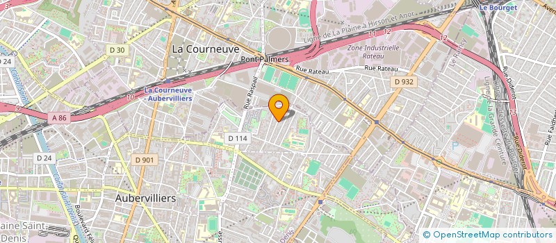 localisation de l'entreprise MADAME JEANNE MARIE HERRY à AUBERVILLIERS