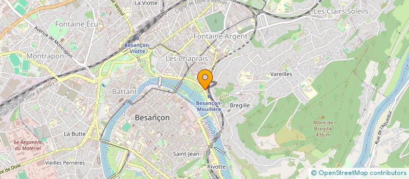 localisation de l'entreprise MADAME JEANNE-MARIE JANDEAUX  BESANCON