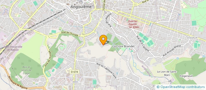 localisation de l'entreprise MADAME JEANNE-MARIE RIVIERE à ANGOULEME
