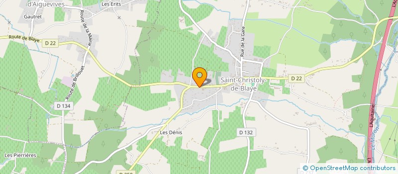 localisation de l'entreprise MADAME JEANNE-MARIE ROUGIER  SAINT-CHRISTOLY-DE-BLAYE