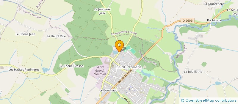 localisation de l'entreprise MADAME JEANNE MARIE SOURISSEAU  SAINT-PROUANT