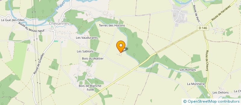 localisation de l'entreprise MADAME JEANNE-MARIE VAUZELLE à CHEVANNES