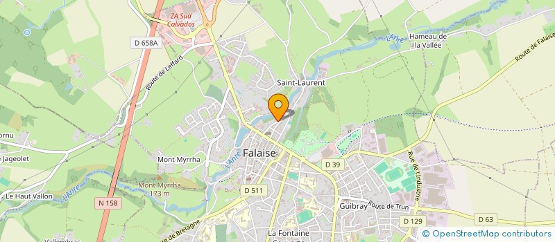 localisation de l'entreprise MADAME JEANNE MARINELLO  FALAISE