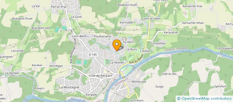 localisation de l'entreprise MADAME JEANNE MARREC  SAINTE-ANNE