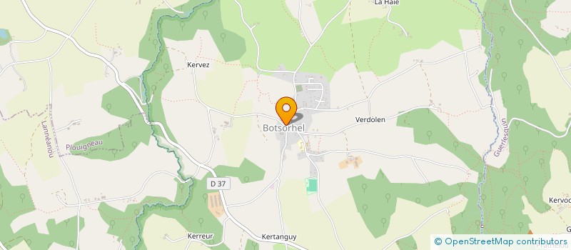 localisation de l'entreprise MADAME JEANNE MARTIN  BOTSORHEL