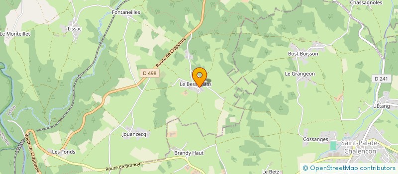 localisation de l'entreprise MADAME JEANNE MARTIN  USSON-EN-FOREZ