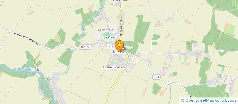 localisation de l'entreprise MADAME JEANNE MARTIN à HUISSEAU-SUR-MAUVES