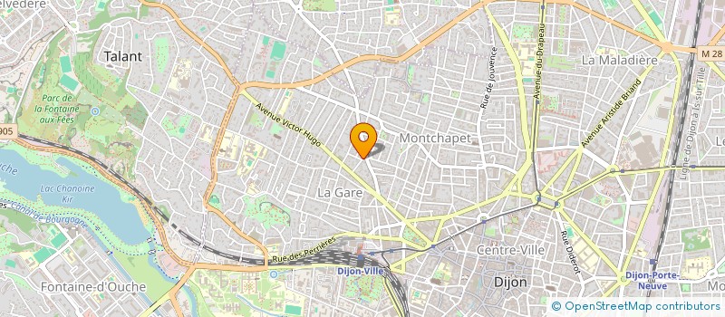 localisation de l'entreprise MADAME JEANNE MAUCHAND à DIJON