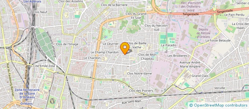 localisation de l'entreprise MADAME JEANNE MAURY à ORLEANS