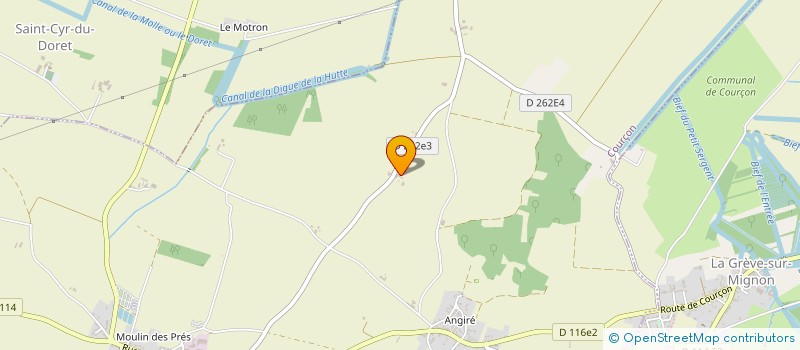 localisation de l'entreprise MADAME JEANNE MECHIN  TAUGON