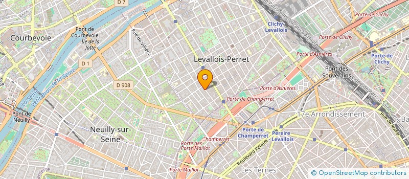 localisation de l'entreprise MADAME JEANNE MEINVIELLE à LEVALLOIS-PERRET