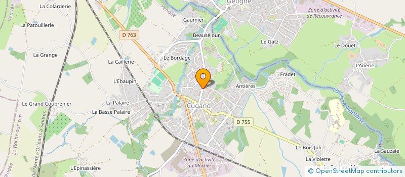 localisation de l'entreprise MADAME JEANNE MENAGE  CUGAND