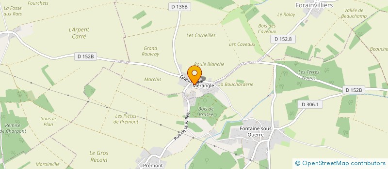 localisation de l'entreprise MADAME JEANNE MERCURIALI à LA CHAPELLE-FORAINVILLIERS