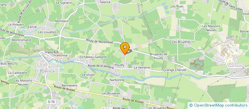 localisation de l'entreprise MADAME JEANNE MERVILLE à DENICE