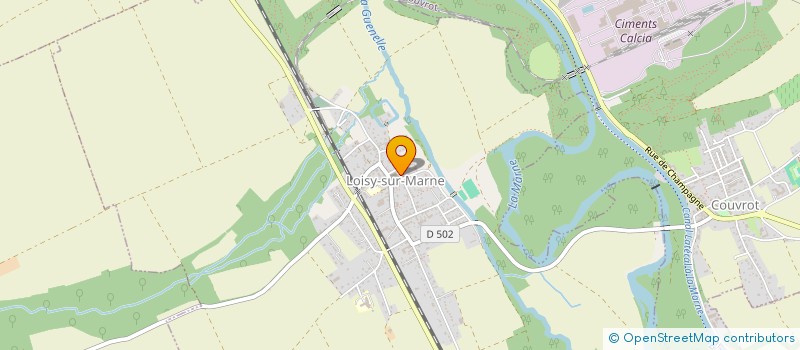 localisation de l'entreprise MADAME JEANNE MEUNIER  LOISY-SUR-MARNE