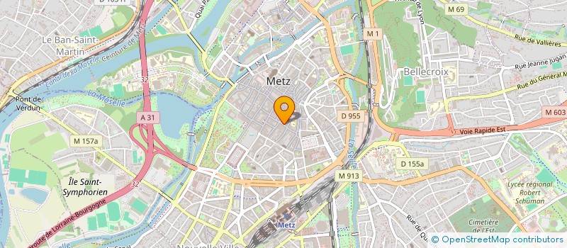 localisation de l'entreprise MADAME JEANNE MEYER à METZ