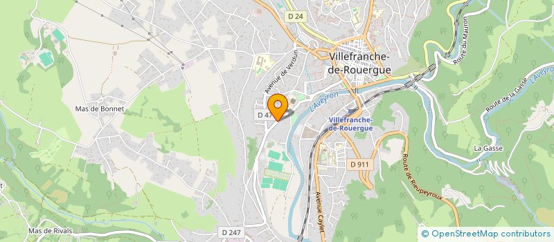 localisation de l'entreprise MADAME JEANNE MICHALOVSKI  VILLEFRANCHE-DE-ROUERGUE