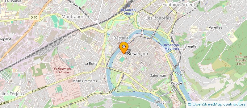 localisation de l'entreprise MADAME JEANNE MICHAUX  BESANCON