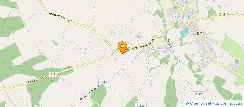 localisation de l'entreprise MADAME JEANNE-MICHELLE LESCOUTE  POMAREZ