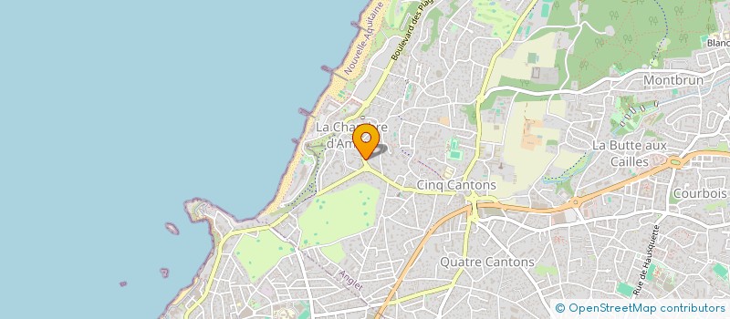 localisation de l'entreprise MADAME JEANNE MIELVAQUE  ANGLET