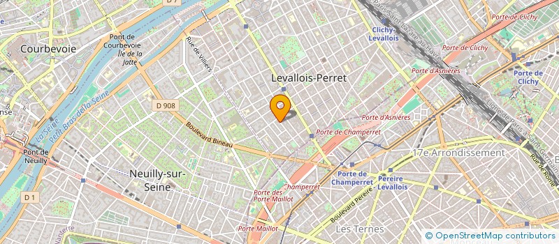 localisation de l'entreprise MADAME JEANNE MIGUET à LEVALLOIS-PERRET