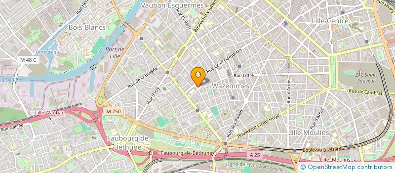 localisation de l'entreprise MADAME JEANNE MILLEY  LILLE