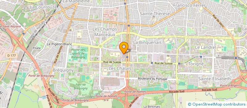 localisation de l'entreprise MADAME JEANNE MILLOUR  RENNES