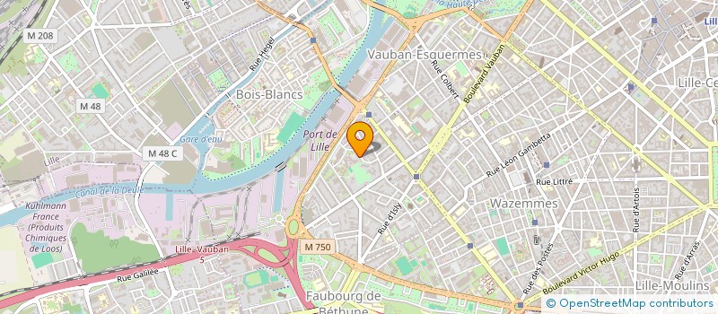 localisation de l'entreprise MADAME JEANNE MINET à LILLE