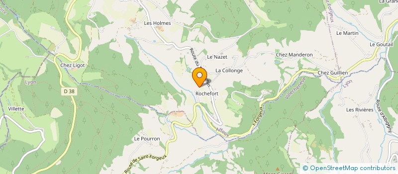 localisation de l'entreprise MADAME JEANNE MITTON  JOUX