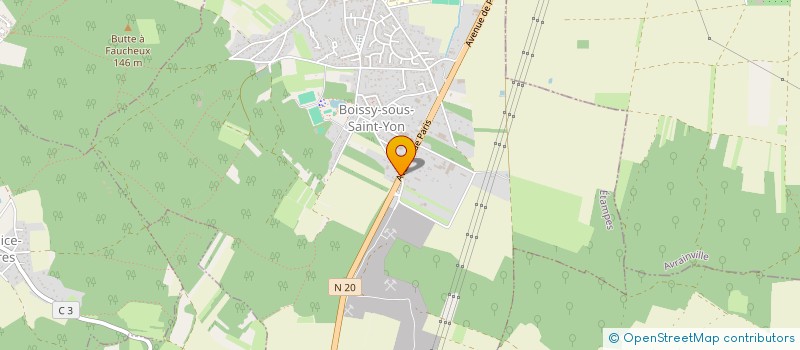 localisation de l'entreprise MADAME JEANNE MONFERME  BOISSY-SOUS-SAINT-YON