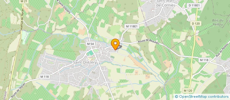 localisation de l'entreprise MADAME JEANNE MONJON  SAINT-GENIES-DES-MOURGUES