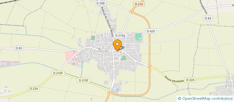 localisation de l'entreprise MADAME JEANNE MONNET  ENNEZAT