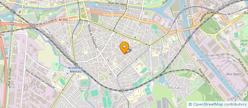 localisation de l'entreprise MADAME JEANNE MONSCH à STRASBOURG