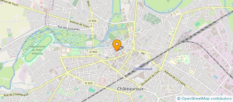 localisation de l'entreprise MADAME JEANNE MOULINS à CHATEAUROUX