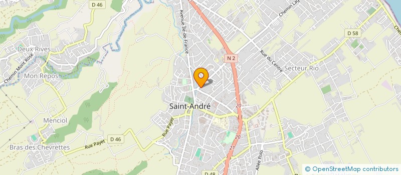 localisation de l'entreprise MADAME JEANNE MOUROUGAIANE-VIRAPOULLE à SAINT-ANDRE