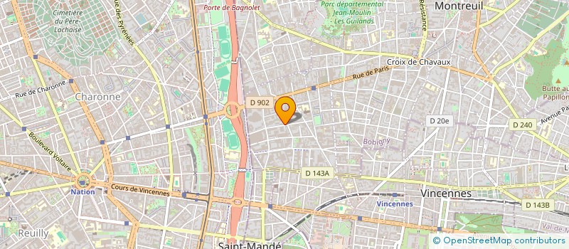 localisation de l'entreprise MADAME JEANNE MOUSSOUNDA à MONTREUIL