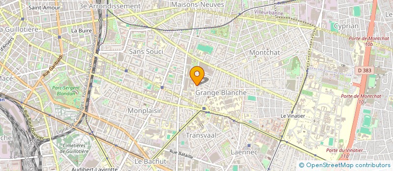 localisation de l'entreprise MADAME JEANNE MUGNIER  CALUIRE-ET-CUIRE