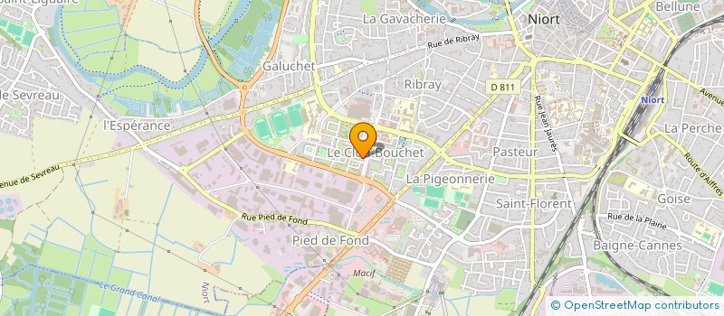 localisation de l'entreprise MADAME JEANNE MUNDELE  NIORT