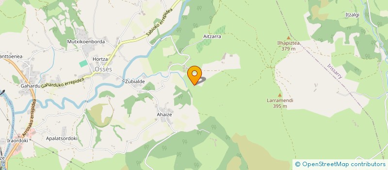 localisation de l'entreprise MADAME JEANNE NARBAITS-JAUREGUY  IRISSARRY