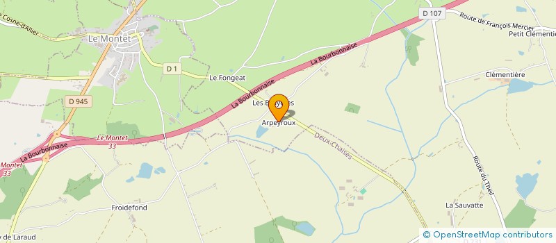 localisation de l'entreprise MADAME JEANNE NAVARRE  TRONGET