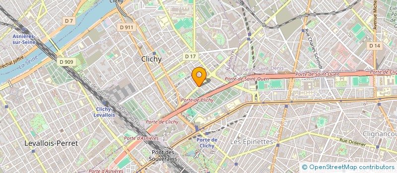 localisation de l'entreprise MADAME JEANNE NDONGO LEMBA à CLICHY
